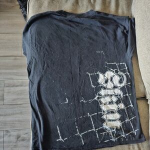 Men's Black Graphic T-Shirt